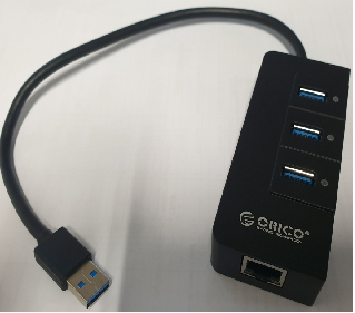 Adaptateur USB-C vers Ethernet + 3 ports USB-C