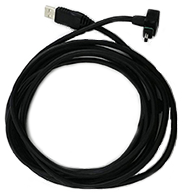 Câble USB coudé, 1,20 mètres, avec verrouillage