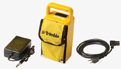 Batterie externe GEL 6Ah, boitier plastique jaune, câble 0S/7P/M, avec chargeur et câble secteur