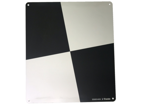 Cible de calibration pour caméra de station totale