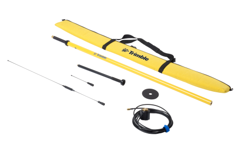 Antenne pour radio UHF déportée (430-450 MHz, 5 dB), câble de 5 m, connecteur SMA, housse