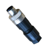 Connecteur mâle M12 pour raccordement CAN/capteurs de proximité