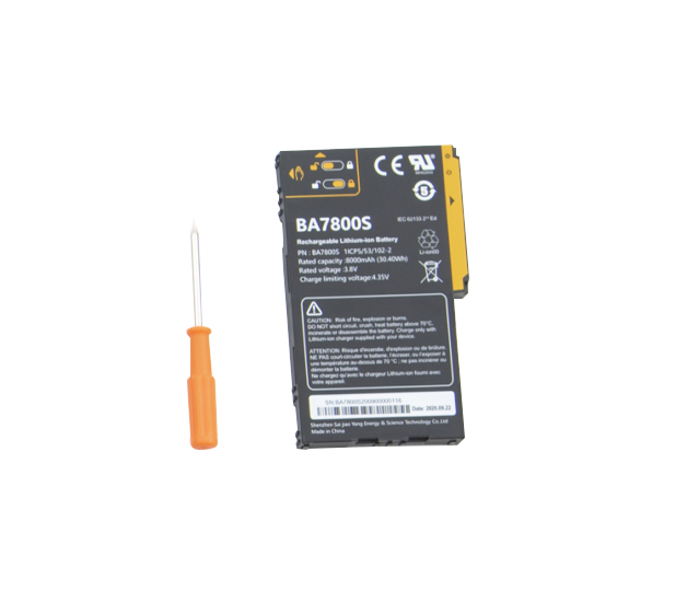 Batterie pour TDC600, BA7800, 3,8 V, 8000 mAh