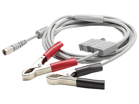 Câble 3 mètres pinces pour batterie vers Hirose 6p