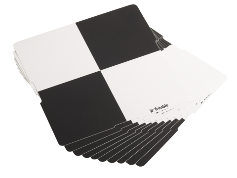 Cibles de contrôle autocollantes (noir et blanc) pour scanner - jeu de 10 cibles