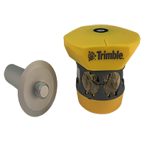 Prisme 360° avec adaptateur de hauteur pour canne standard, constante de prisme : 2 mm