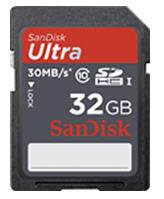 Carte SDHC 32 Gb classe 10 UHS-I U3